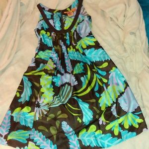 Tory Burch Silk floral dress, size 4